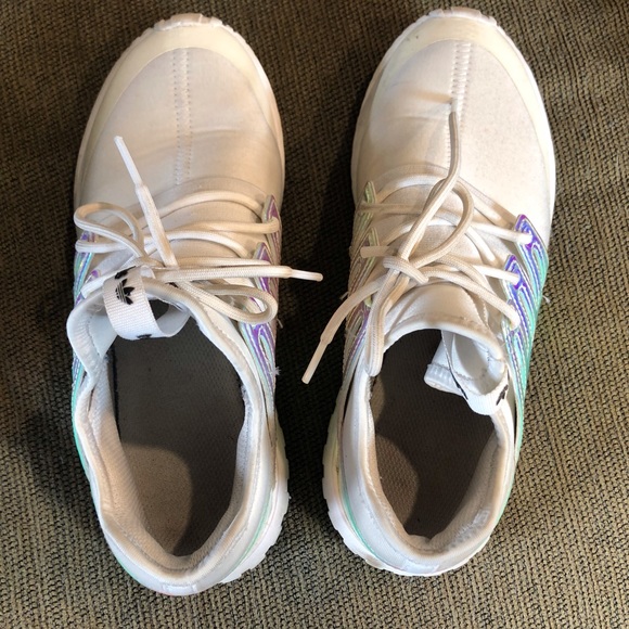 Ultra Rare Adidas Tubular Holographic Iridescent 7 - Picture 4 of 10